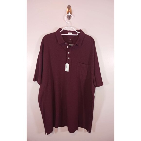 johnnie-O Other - Johnnie-O Game Day Original Maroon Polo Short Sleeve Men's Size XXL NWT